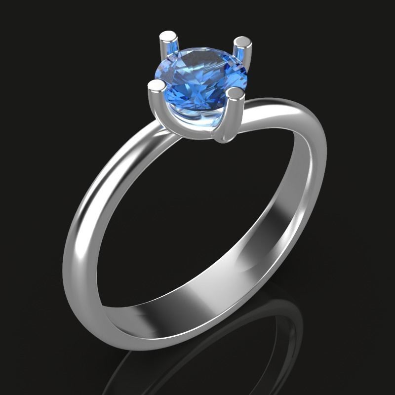 Elegant ring 3D print model_10