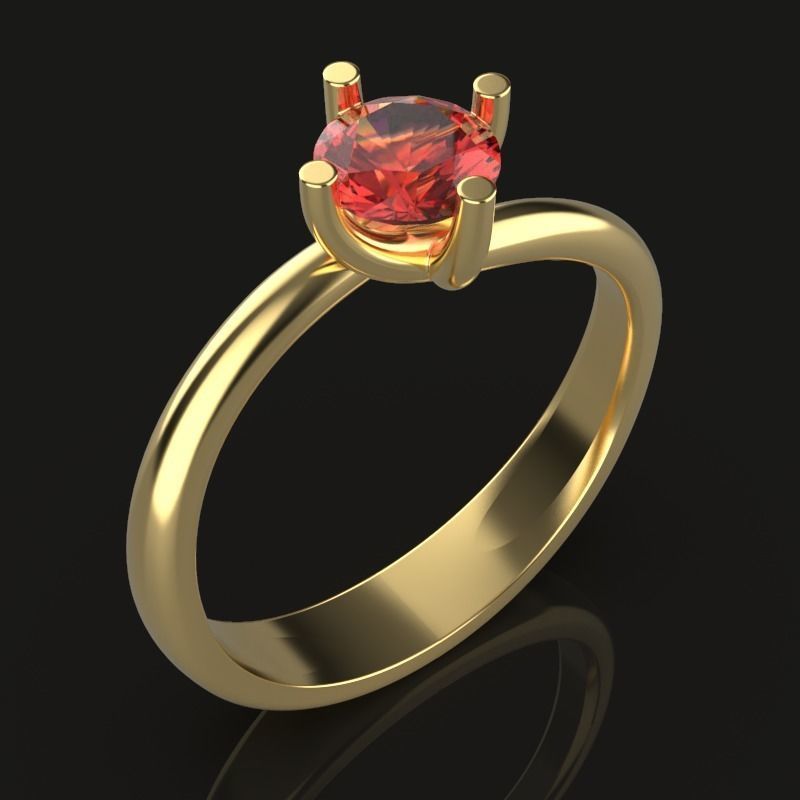 Elegant ring 3D print model_5