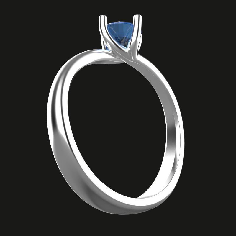 Elegant ring 3D print model_14