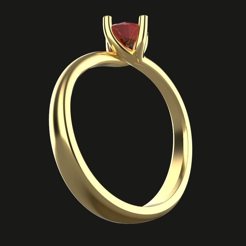 Elegant ring 3D print model_9