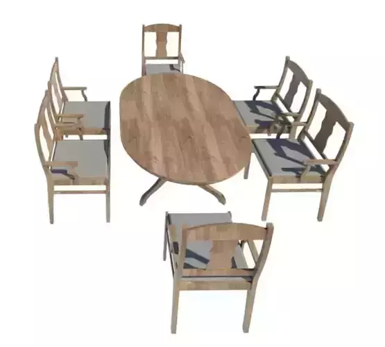 INGATORP  ikea table  3D model