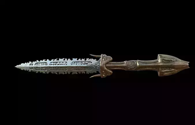 Chronicles of Riddick Irgun Knife 3d digital File 3D print model