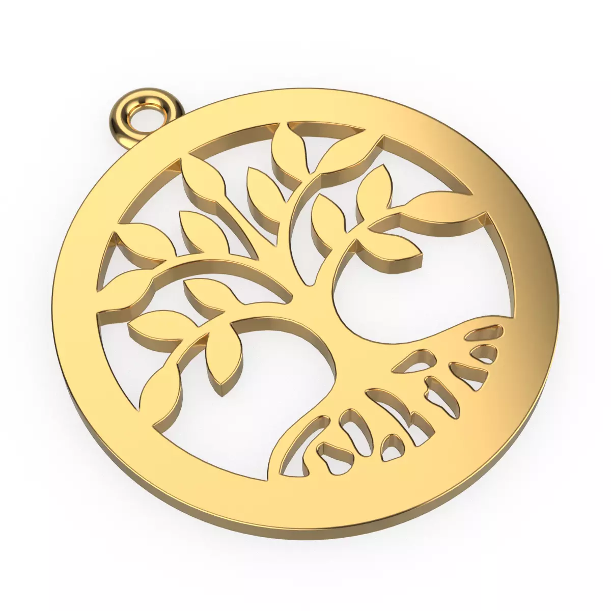 Pendant Tree of life 3D print model_0