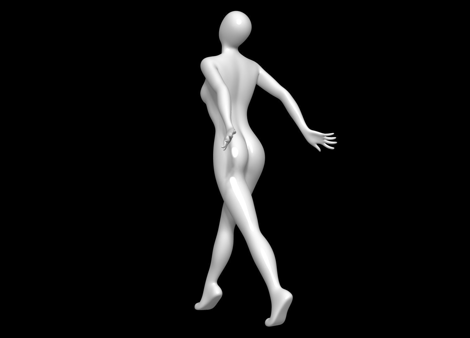 Mannequin Female 3D model_6