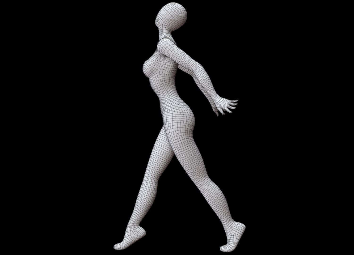 Mannequin Female 3D model_17
