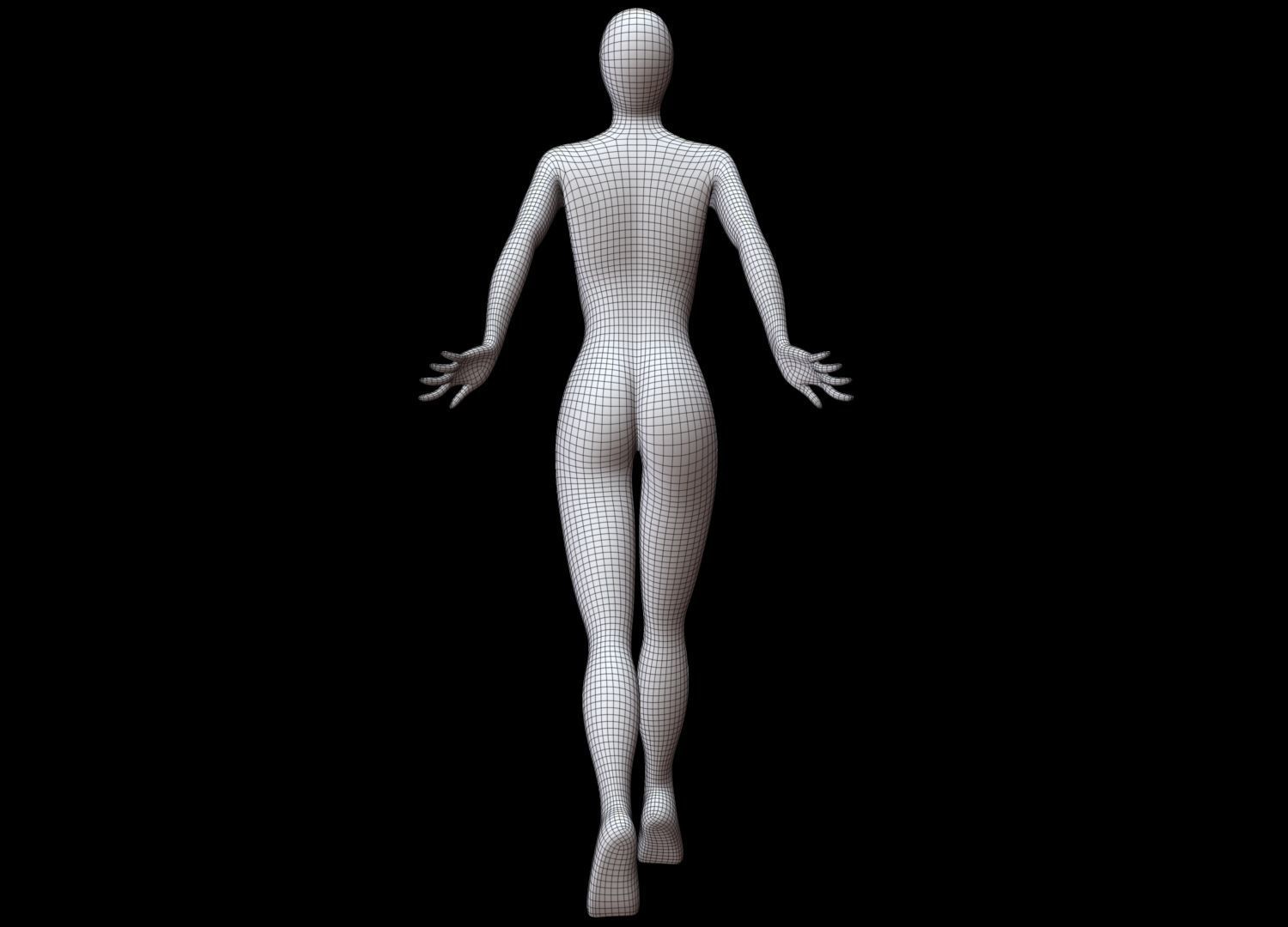 Mannequin Female 3D model_15