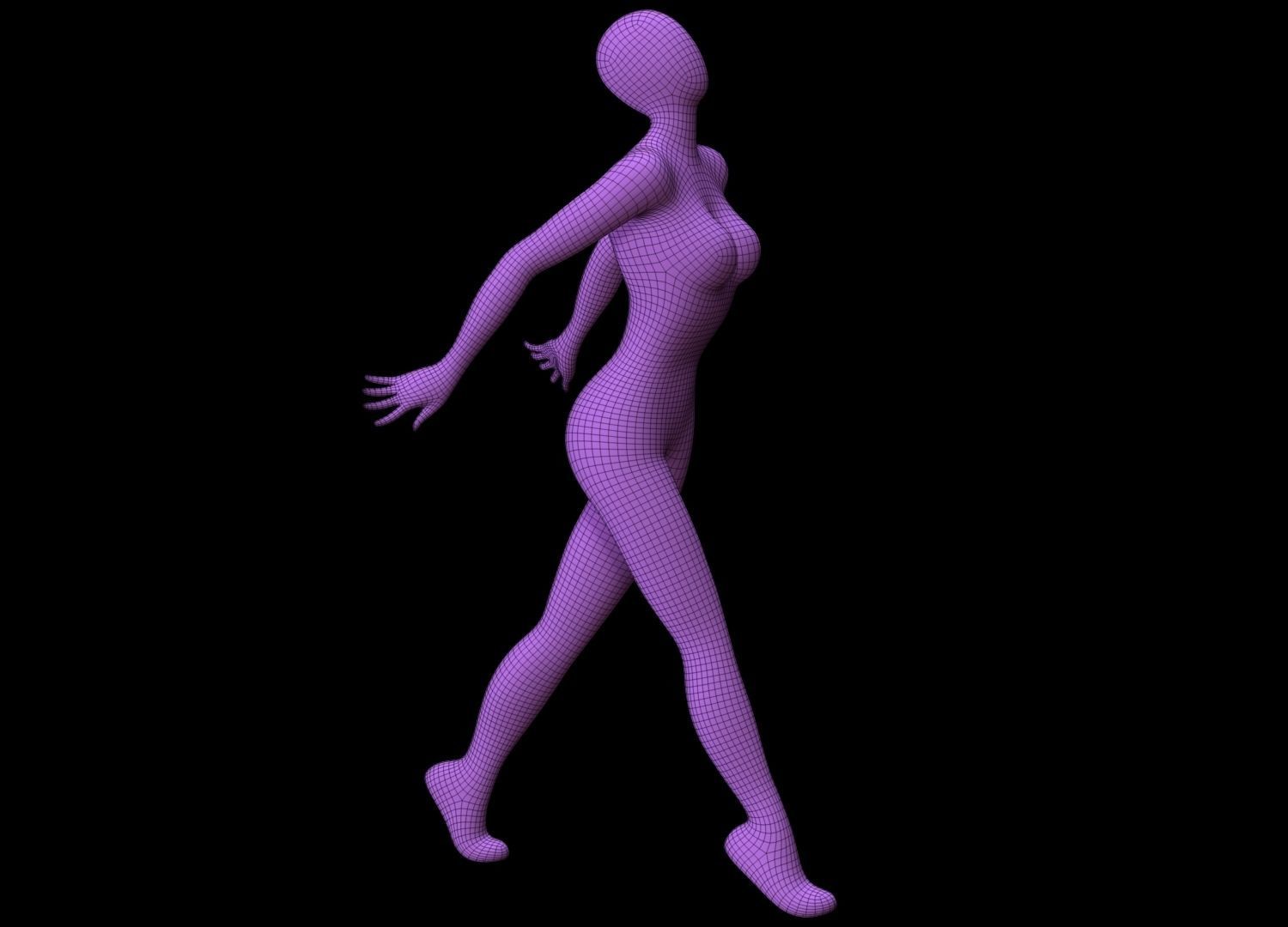 Mannequin Female 3D model_21