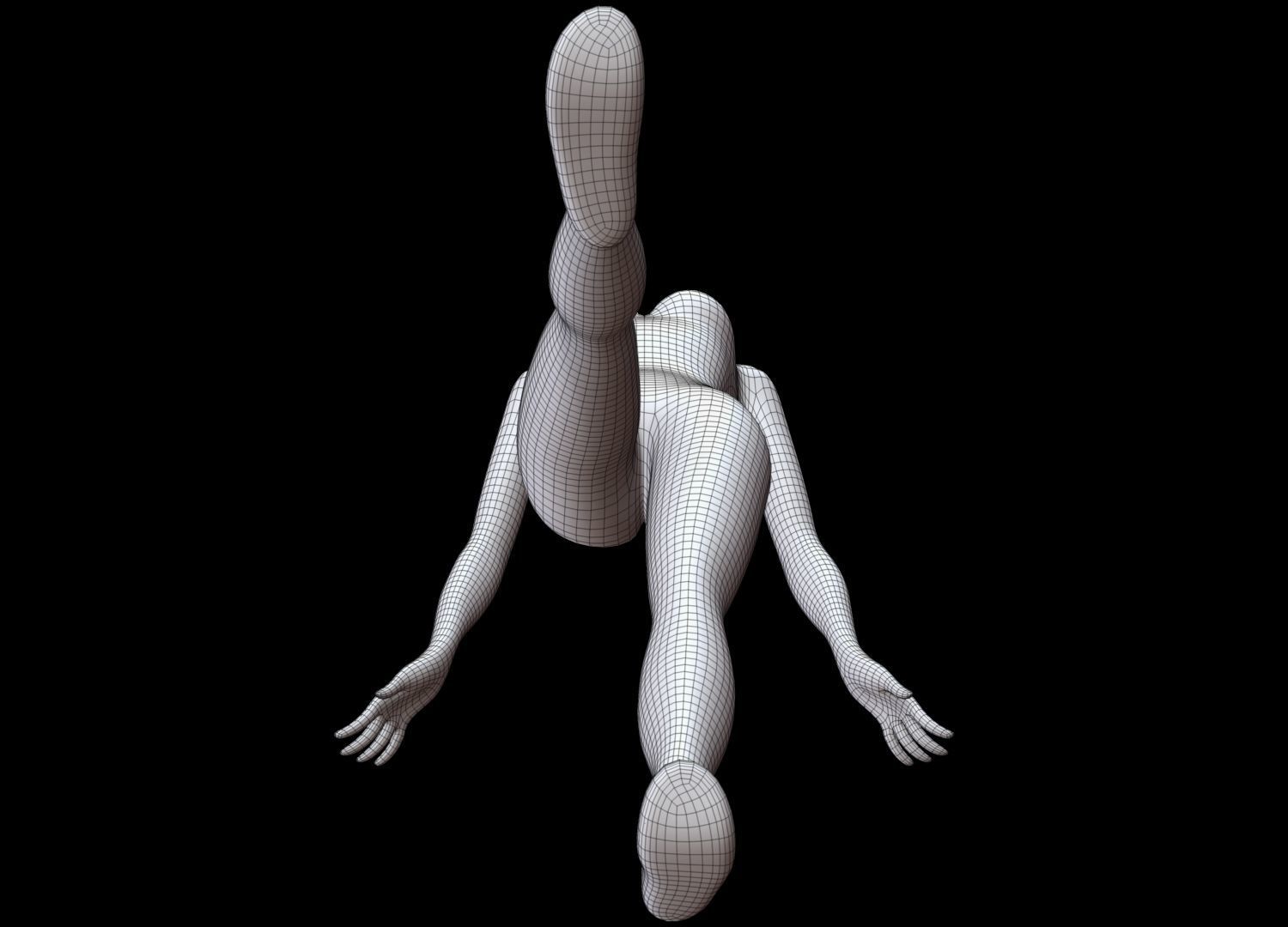 Mannequin Female 3D model_20