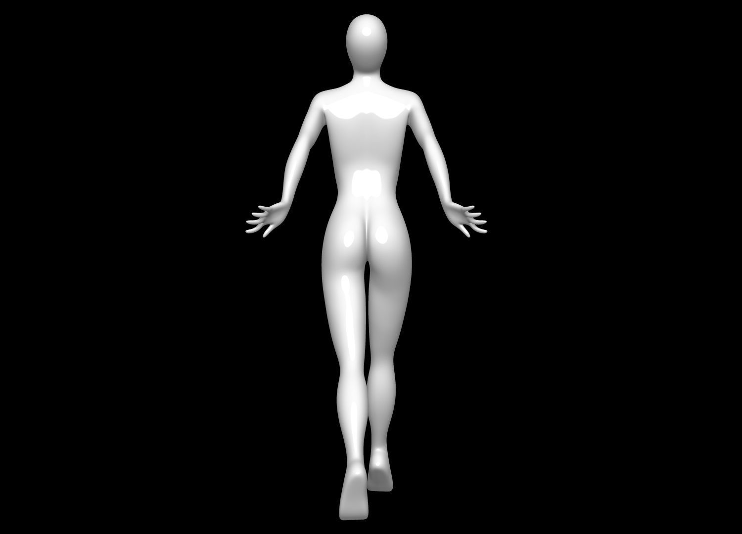 Mannequin Female 3D model_5
