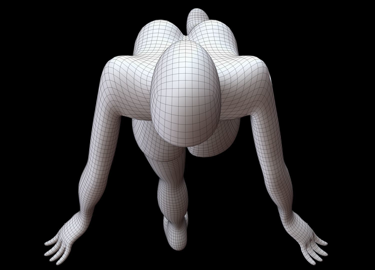 Mannequin Female 3D model_19