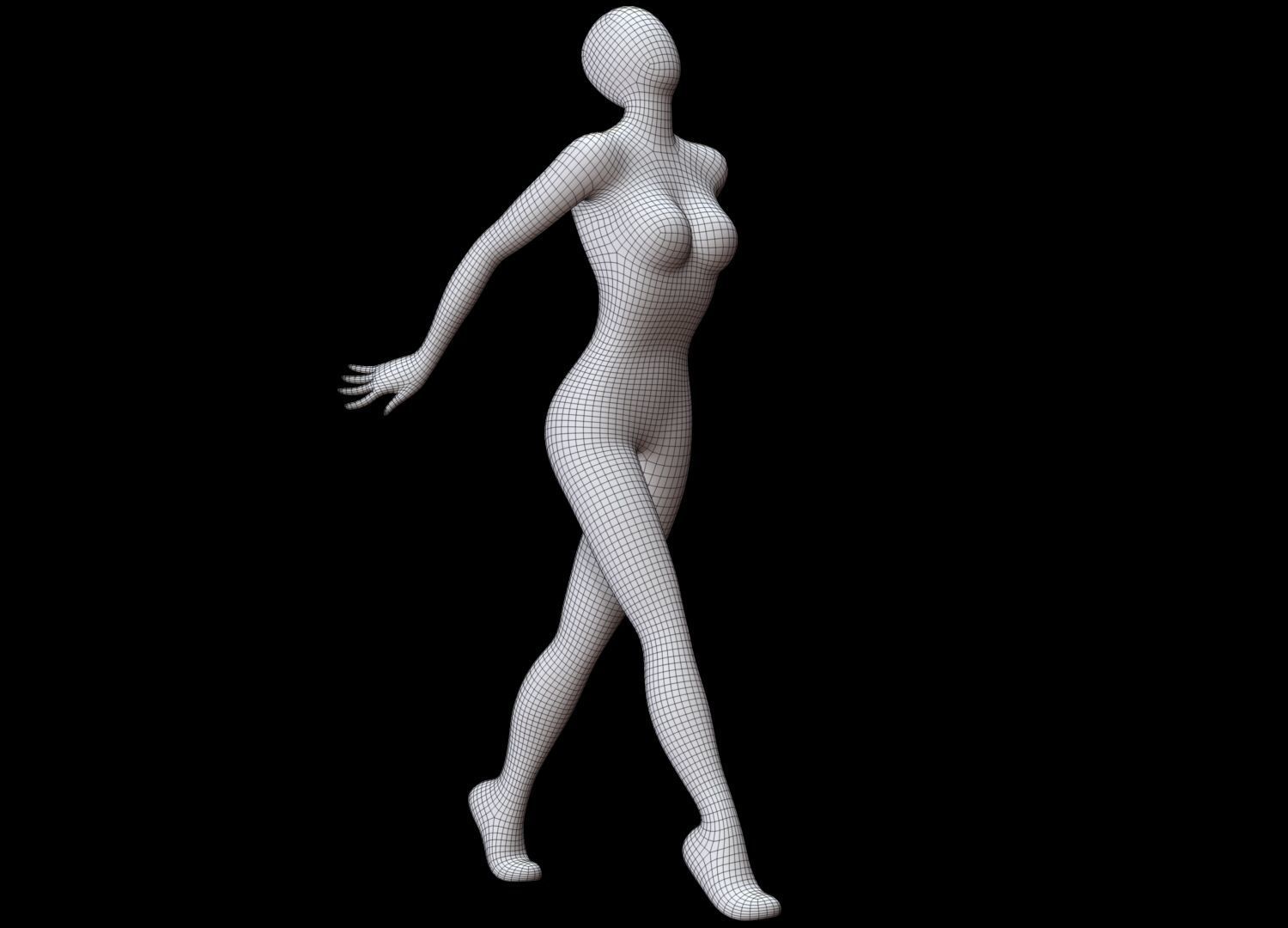Mannequin Female 3D model_12
