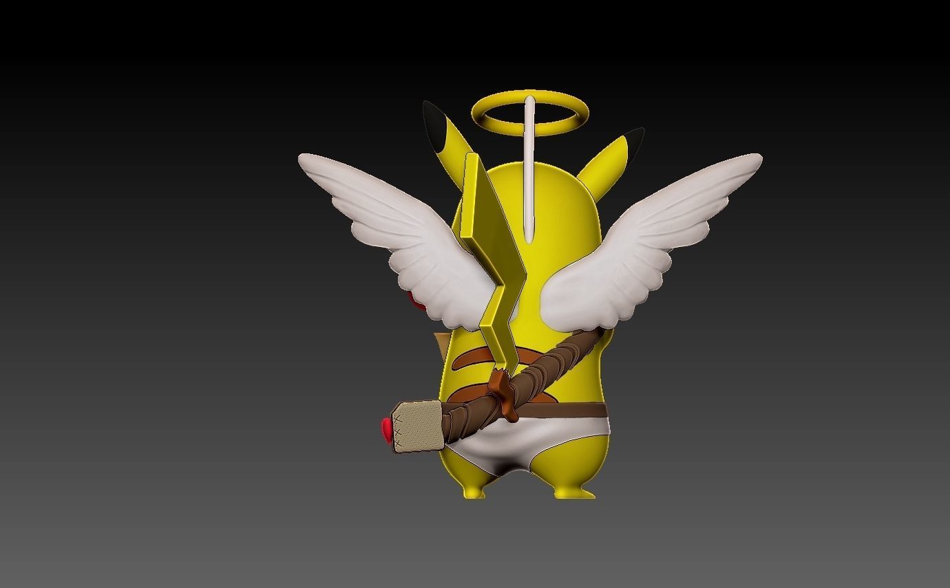 Free Pokemon pikachu valentines day Free 3D print model_6