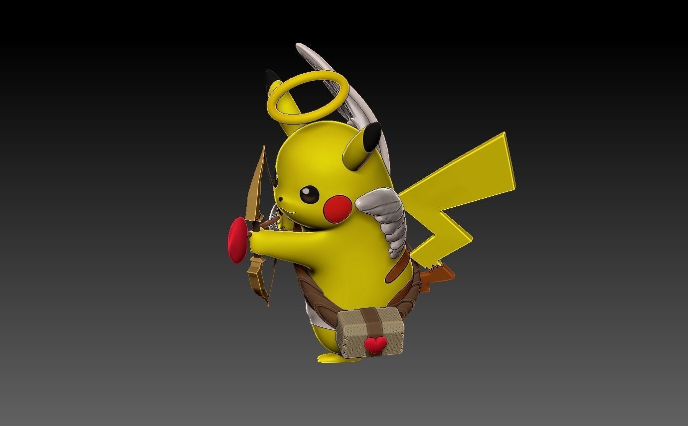 Free Pokemon pikachu valentines day Free 3D print model_4
