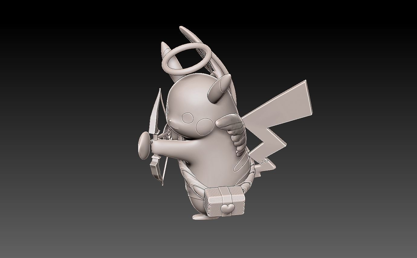 Free Pokemon pikachu valentines day Free 3D print model_5