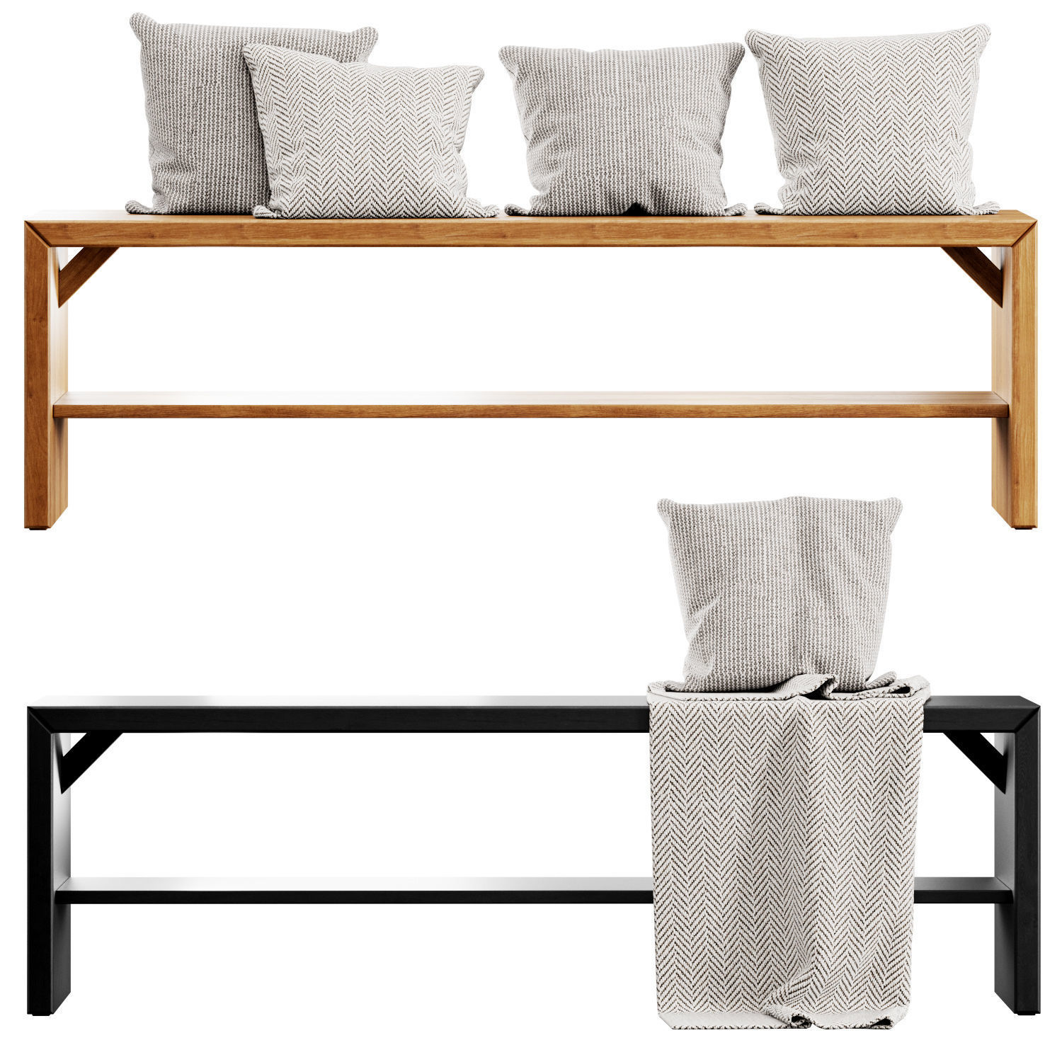 Osterhoudt Storage Bench by Loon Peak 3D model_2