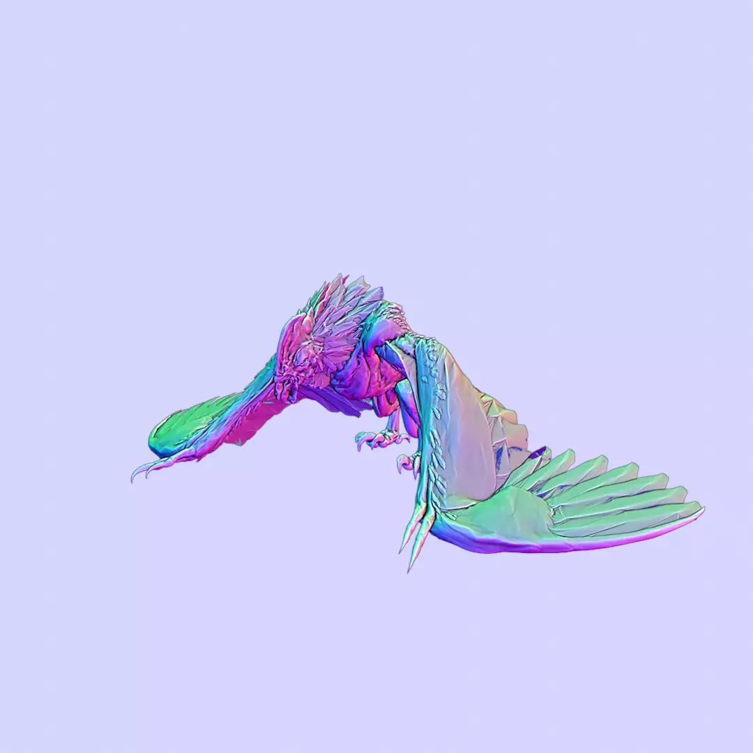 Basilisk from The Witcher 3 3D print model_0