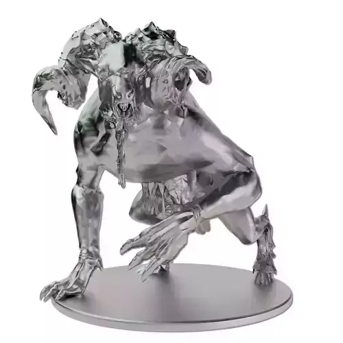 Chort from The Witcher 3 3D print model