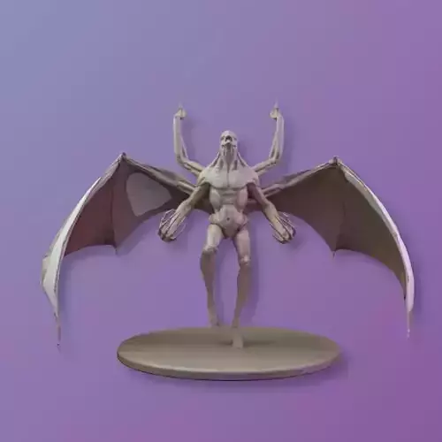 Regis Vampire Form from The Witcher 3 3D print model