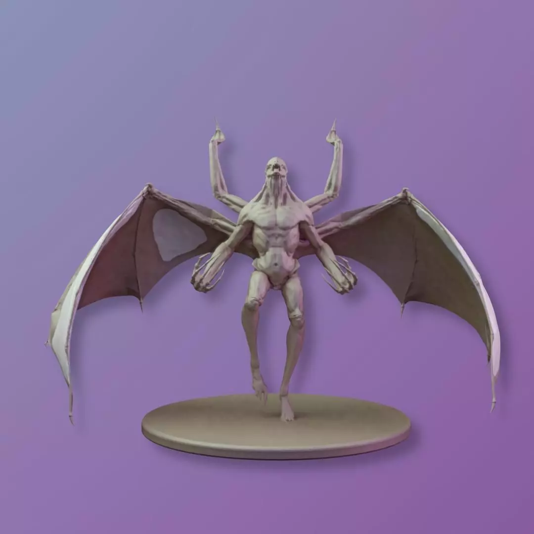 Regis Vampire Form from The Witcher 3 3D print model_0