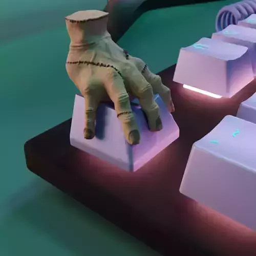 Thing Keycap from the Adams Family STL File 3D Keycap 