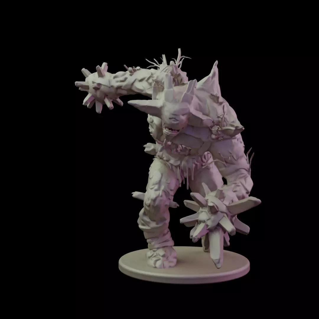 Fire Elemental from The Witcher 3 3D print model_0