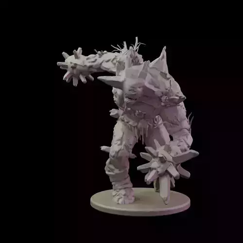 Fire Elemental from The Witcher 3 3D print model