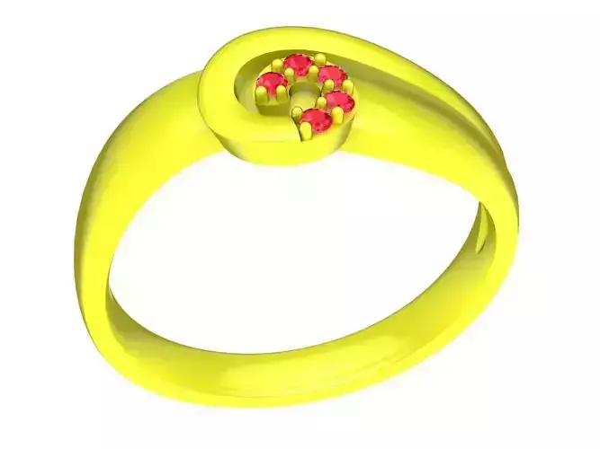 beautiful korean diamond women ring 4555