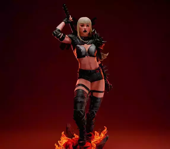Magik january Statue 3D print model