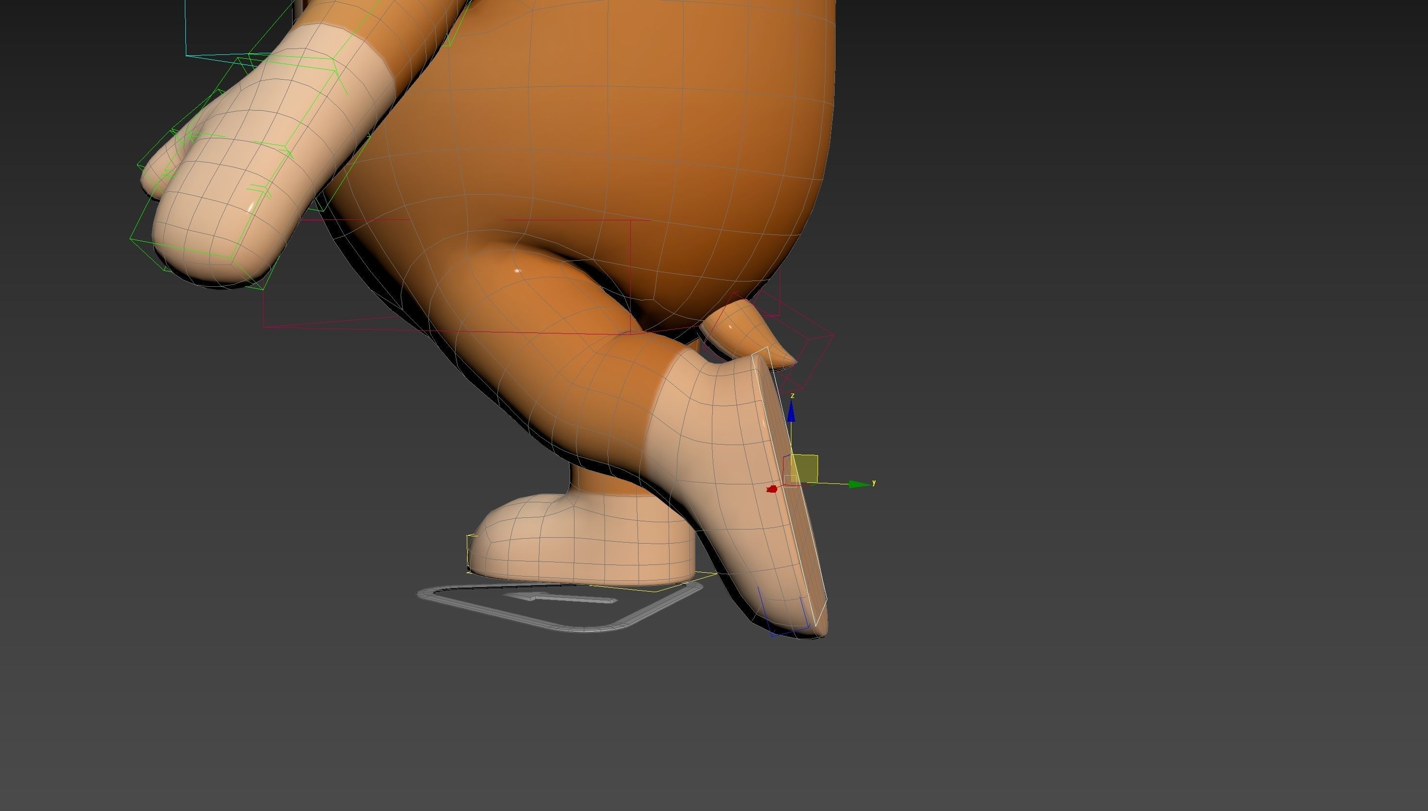 Rigged Antelope Character 3D model_23