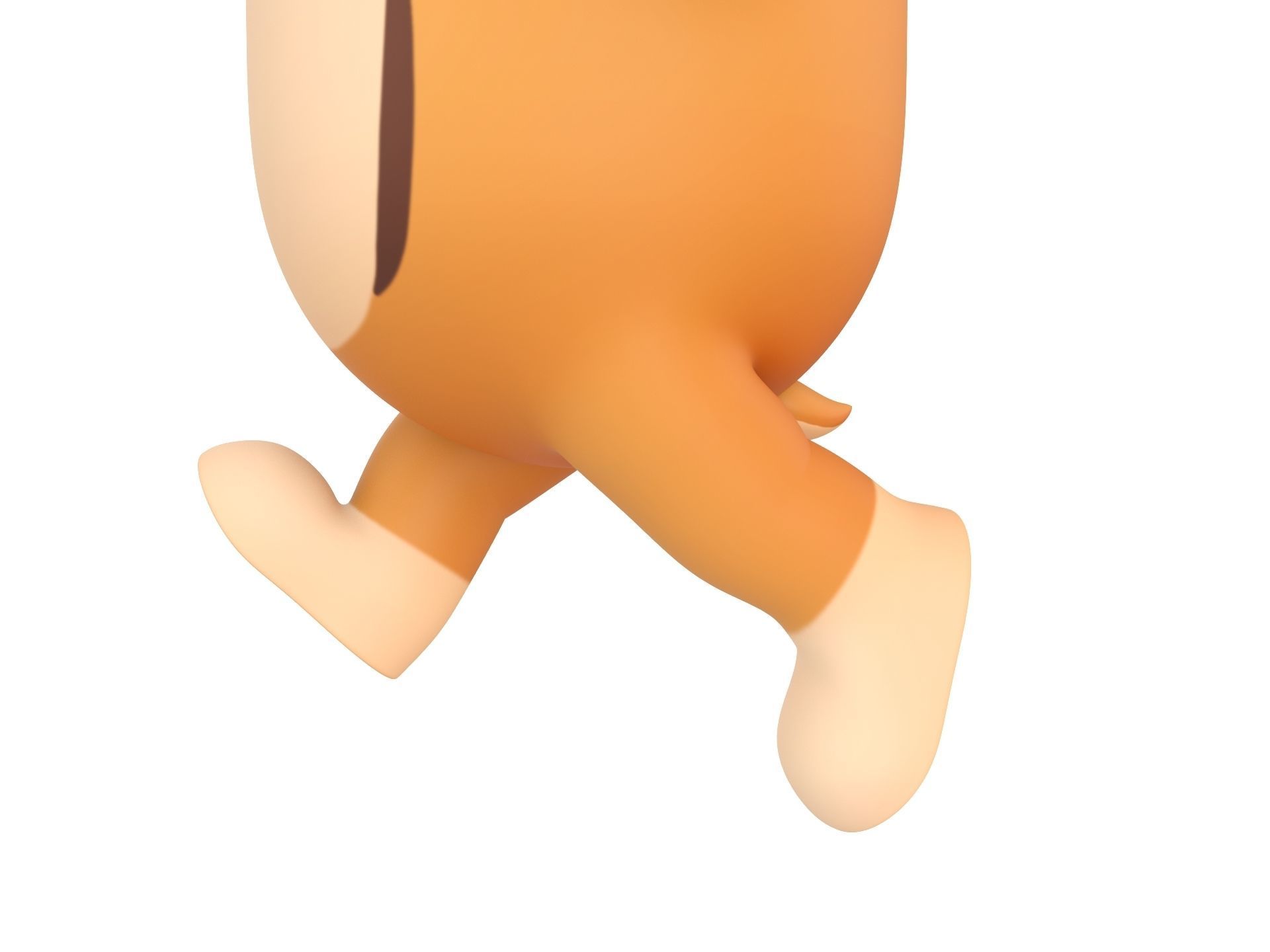 Rigged Antelope Character 3D model_11