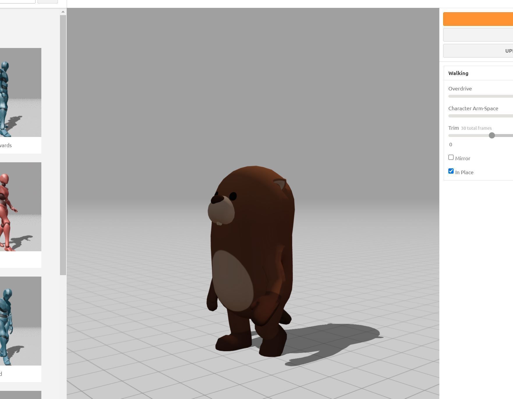 Rigged Beaver Character 3D model_33