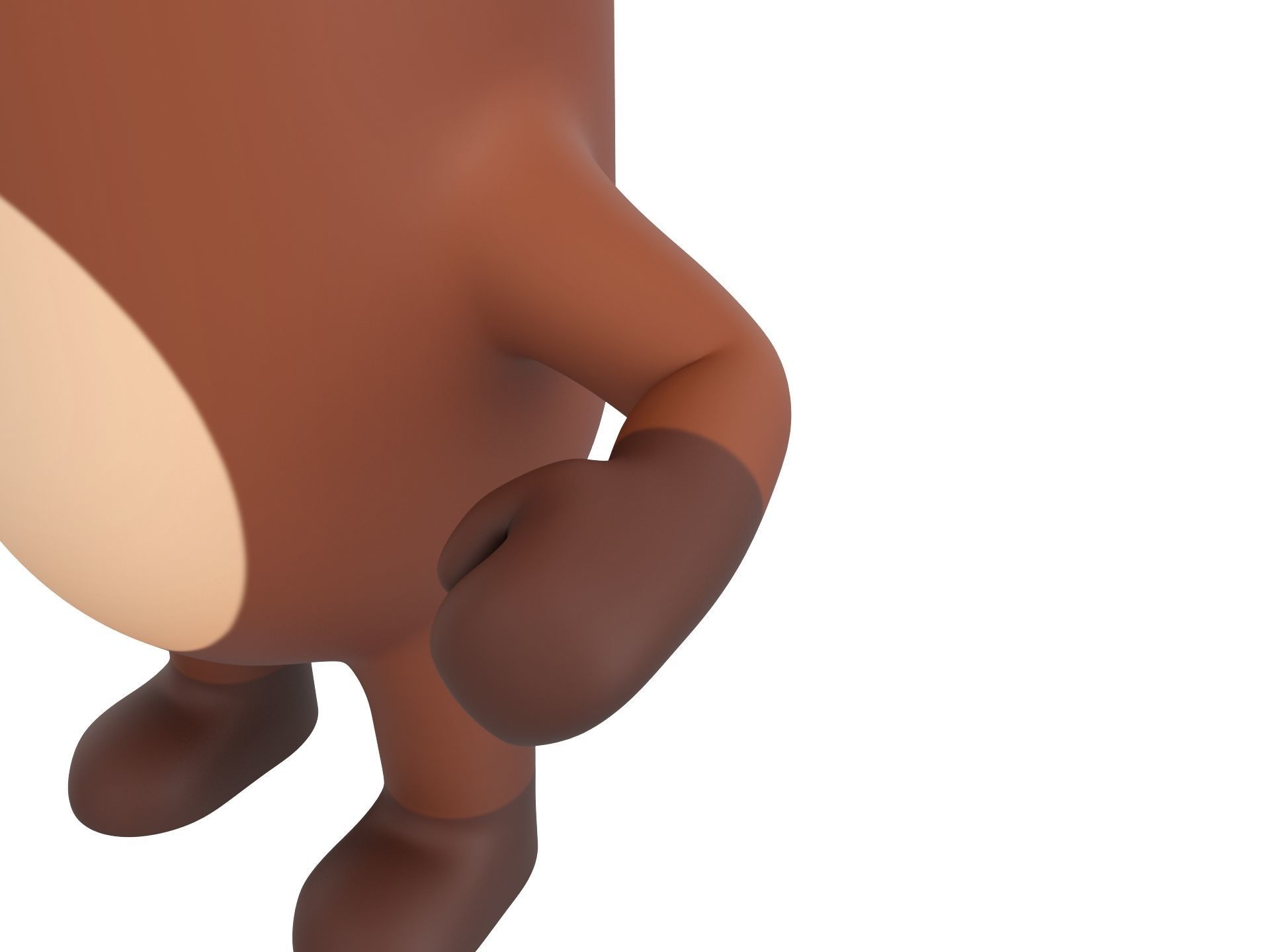 Rigged Beaver Character 3D model_7