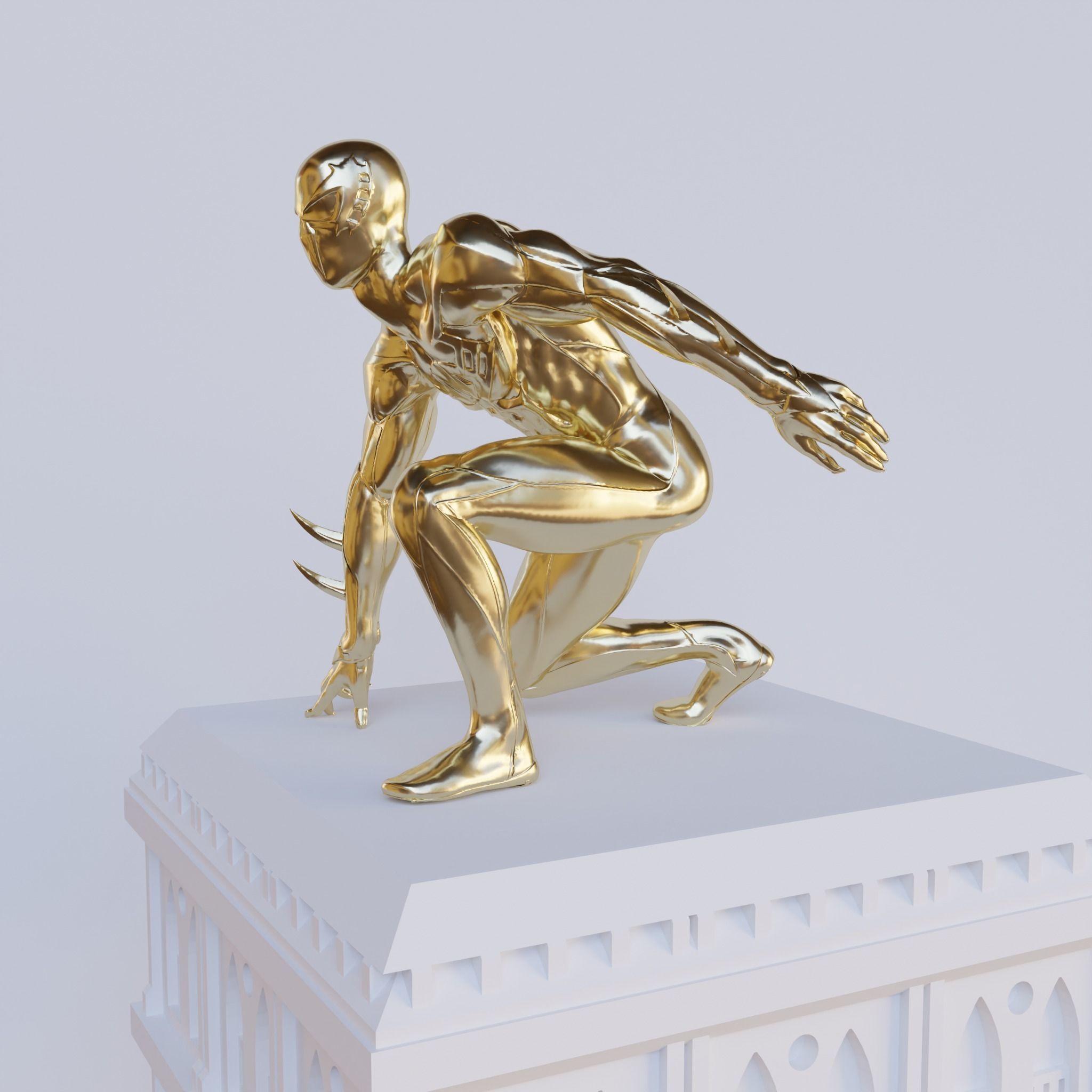 Spiderman 2099 Free 3D print model_1