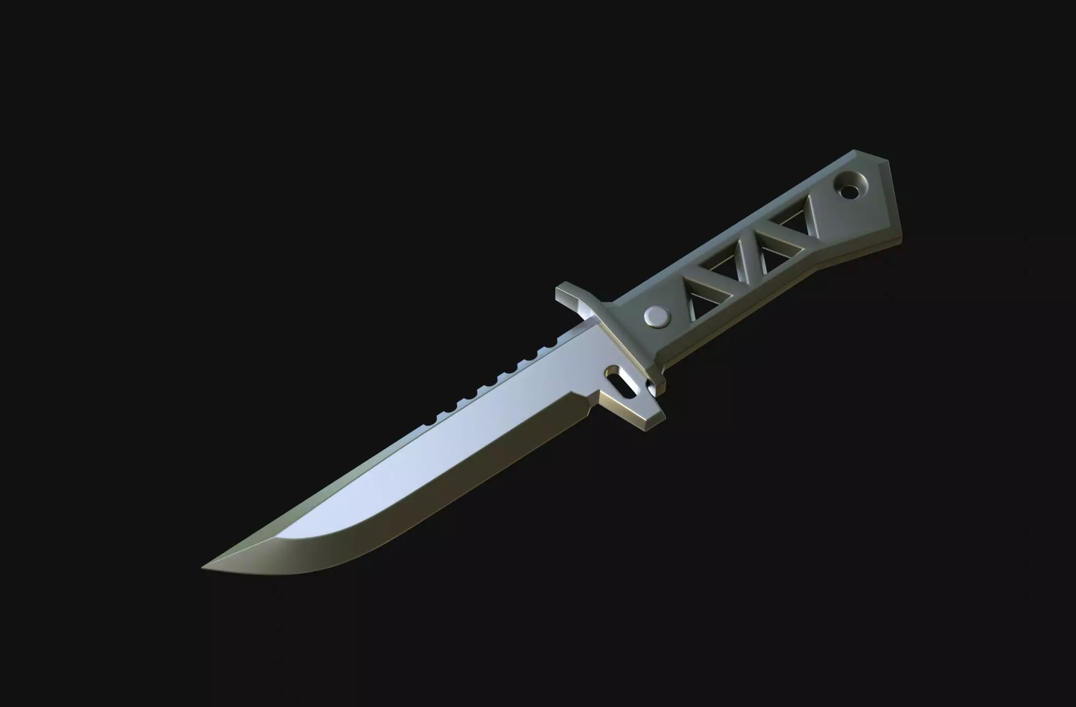 Xenohunter Knife Valorant - cosplay props 3D print model_0