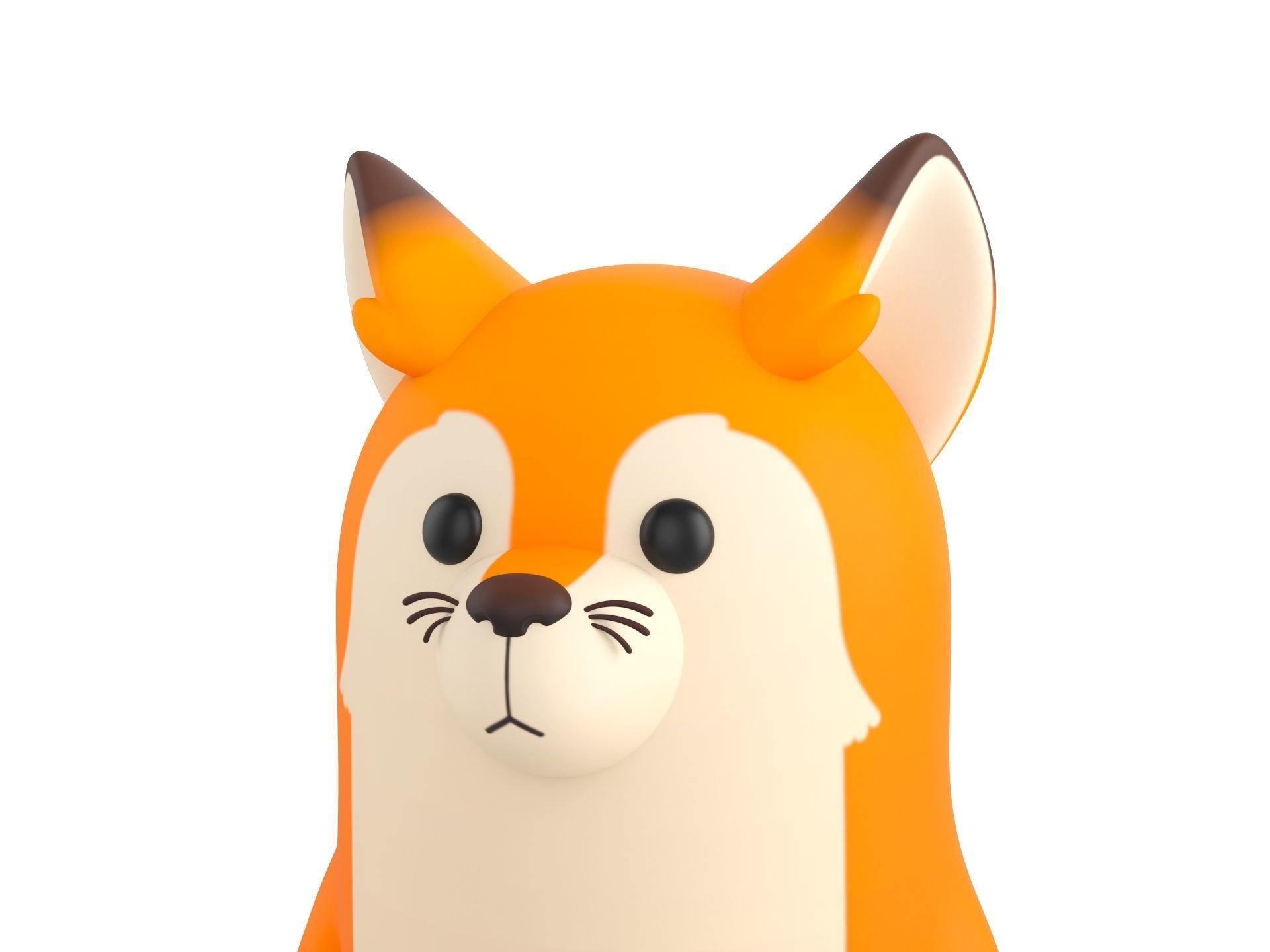 Rigged Fox Character 3D model_9