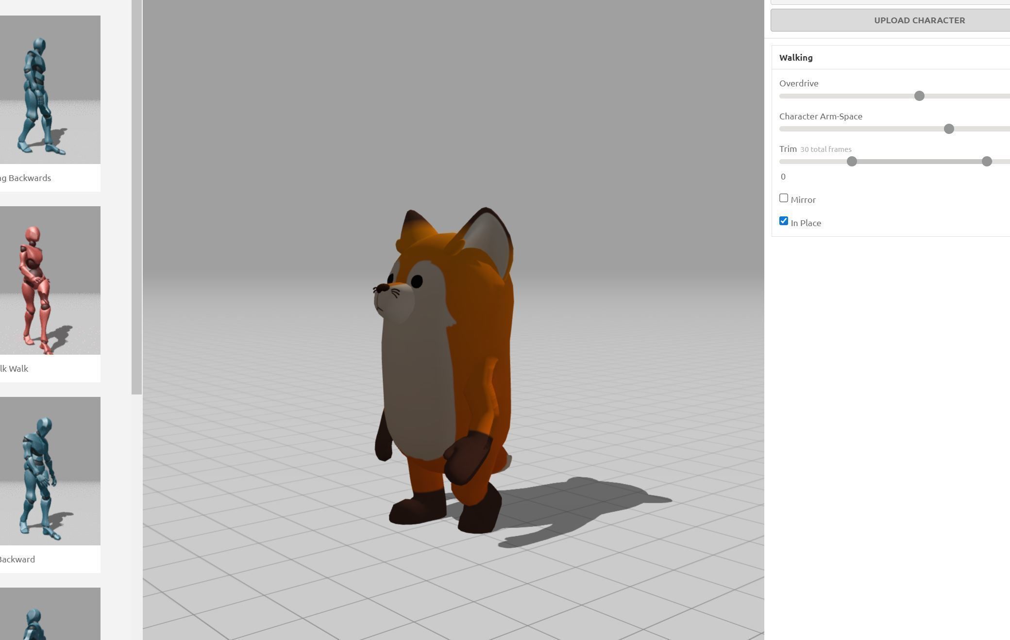 Rigged Fox Character 3D model_33