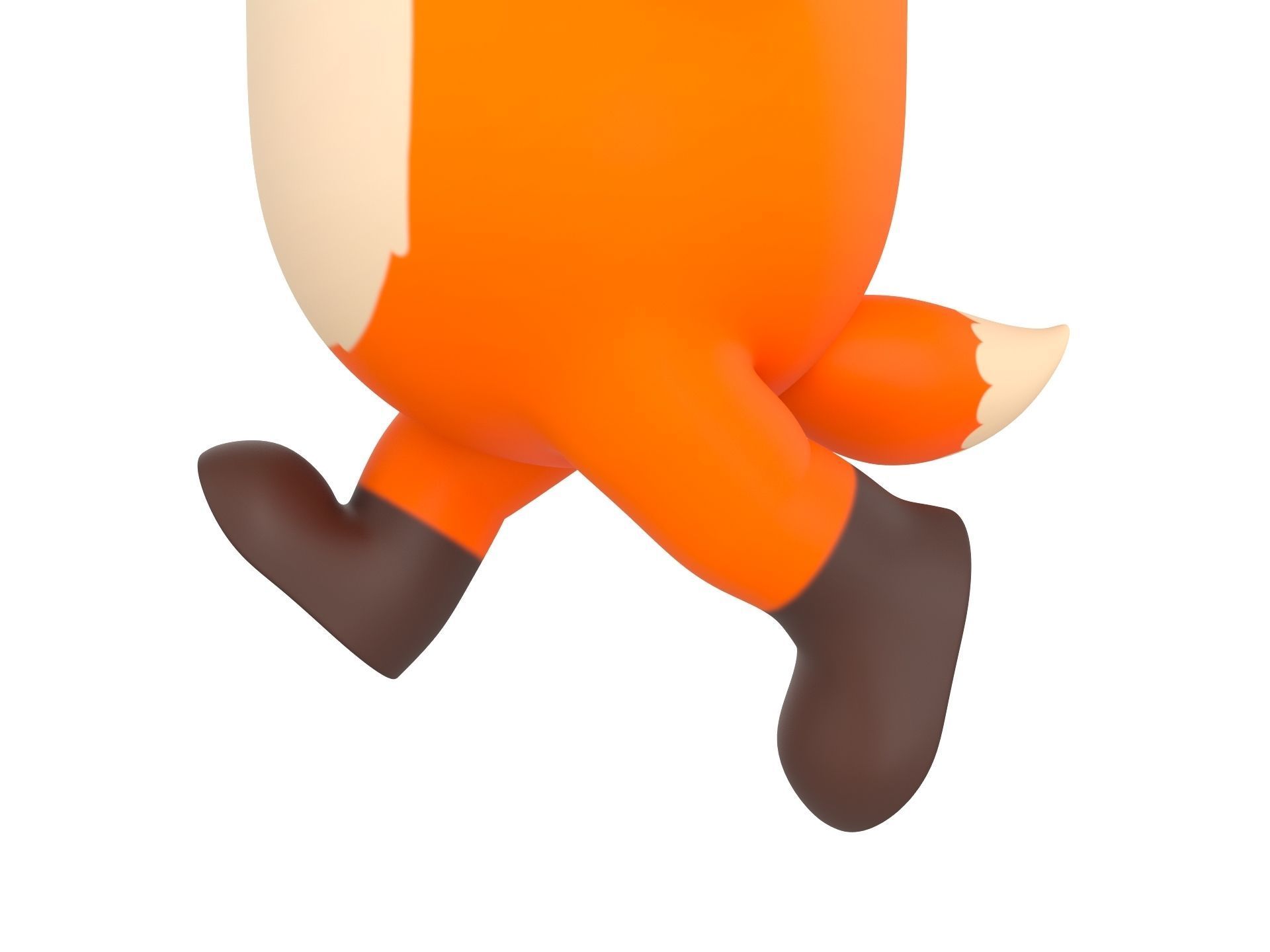 Rigged Fox Character 3D model_11