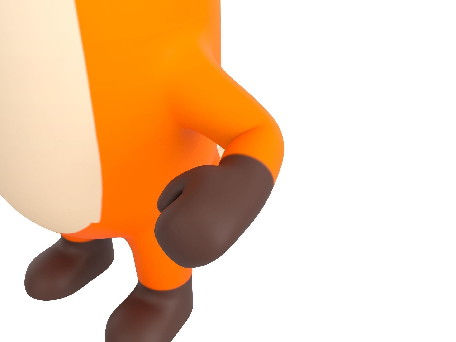 Rigged Fox Character 3D model_7