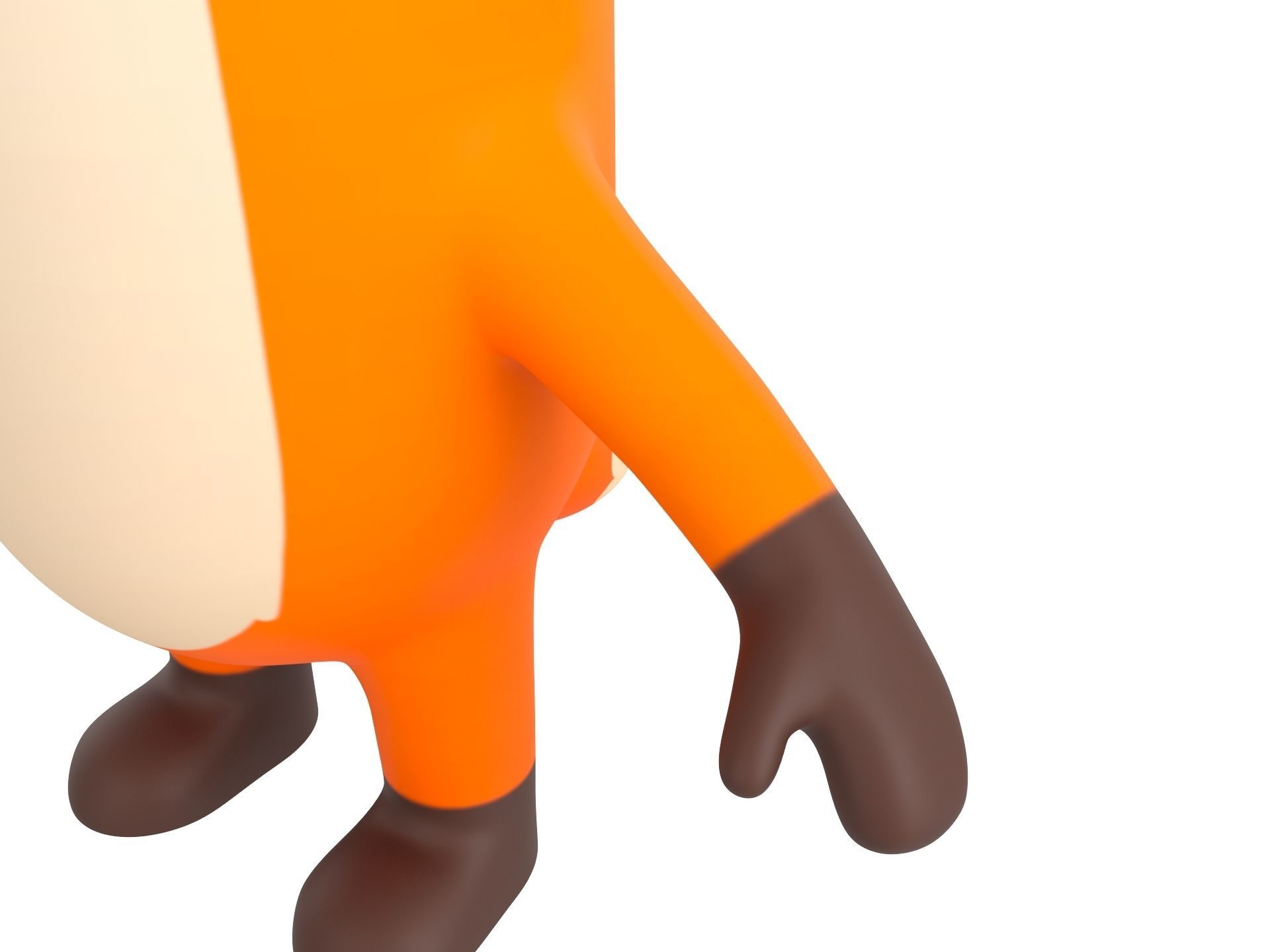 Rigged Fox Character 3D model_6