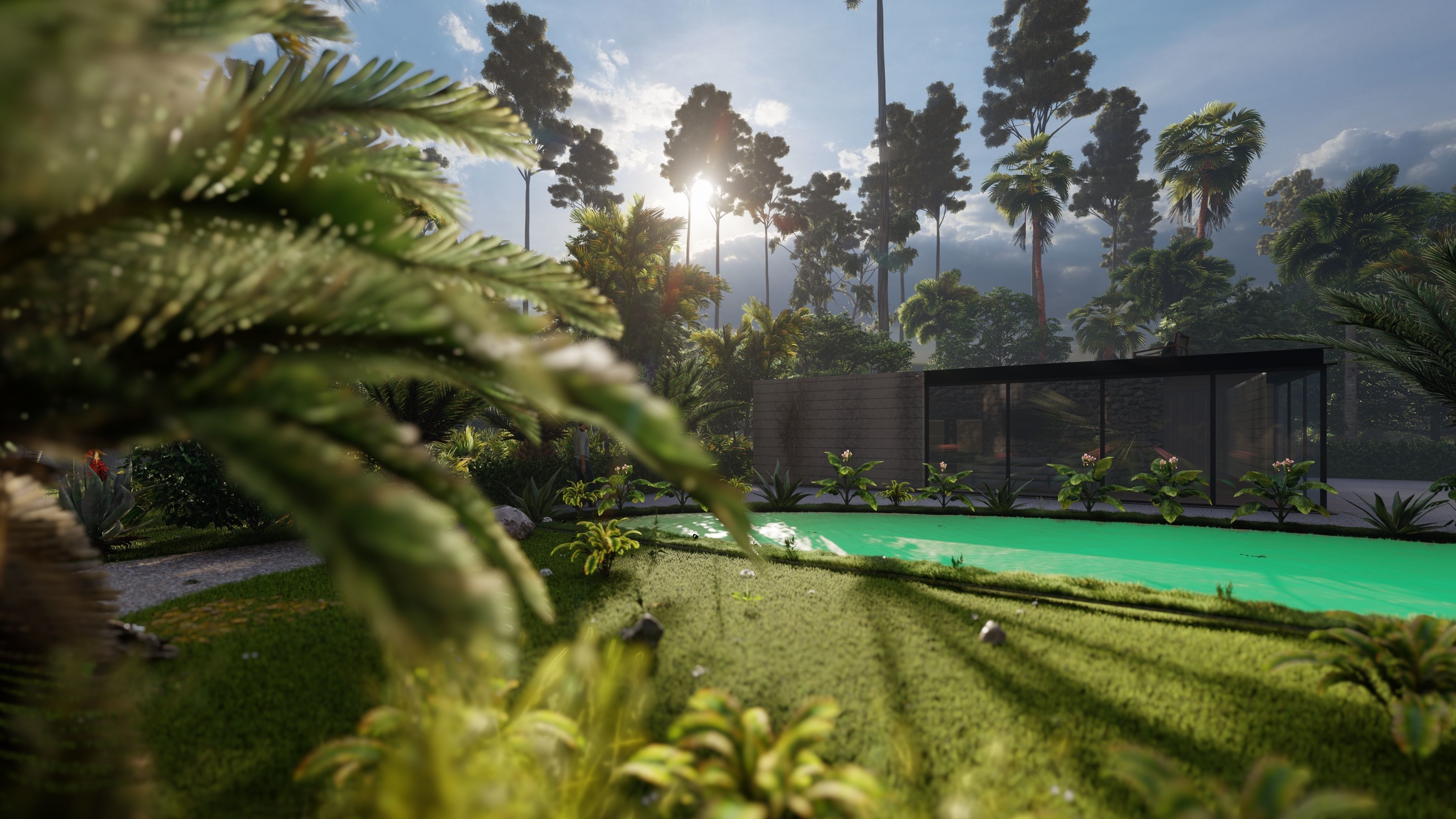 Exterior render naturaleza 3D model animated | CGTrader