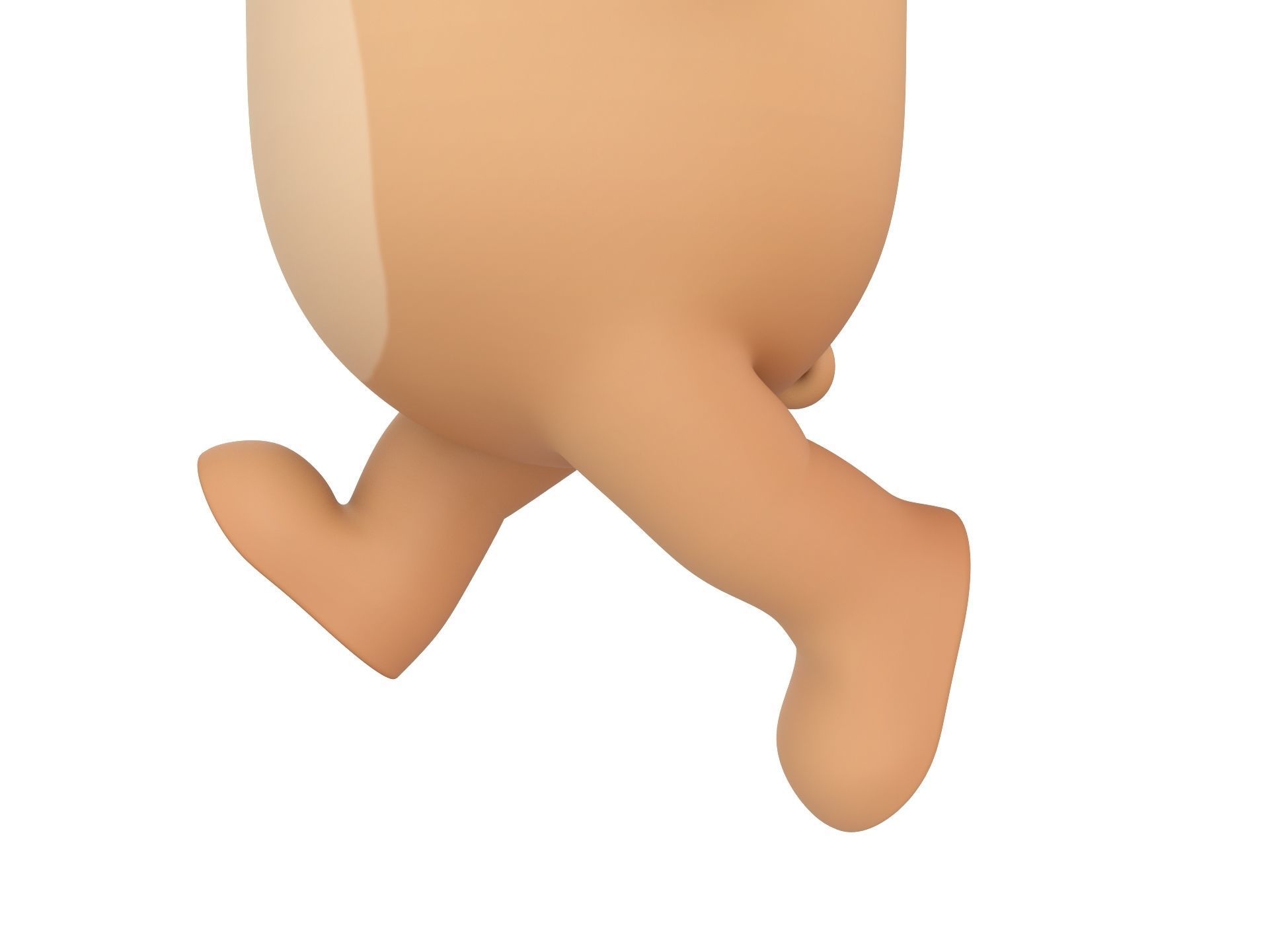 Rigged Pug Dog Character 3D model_11