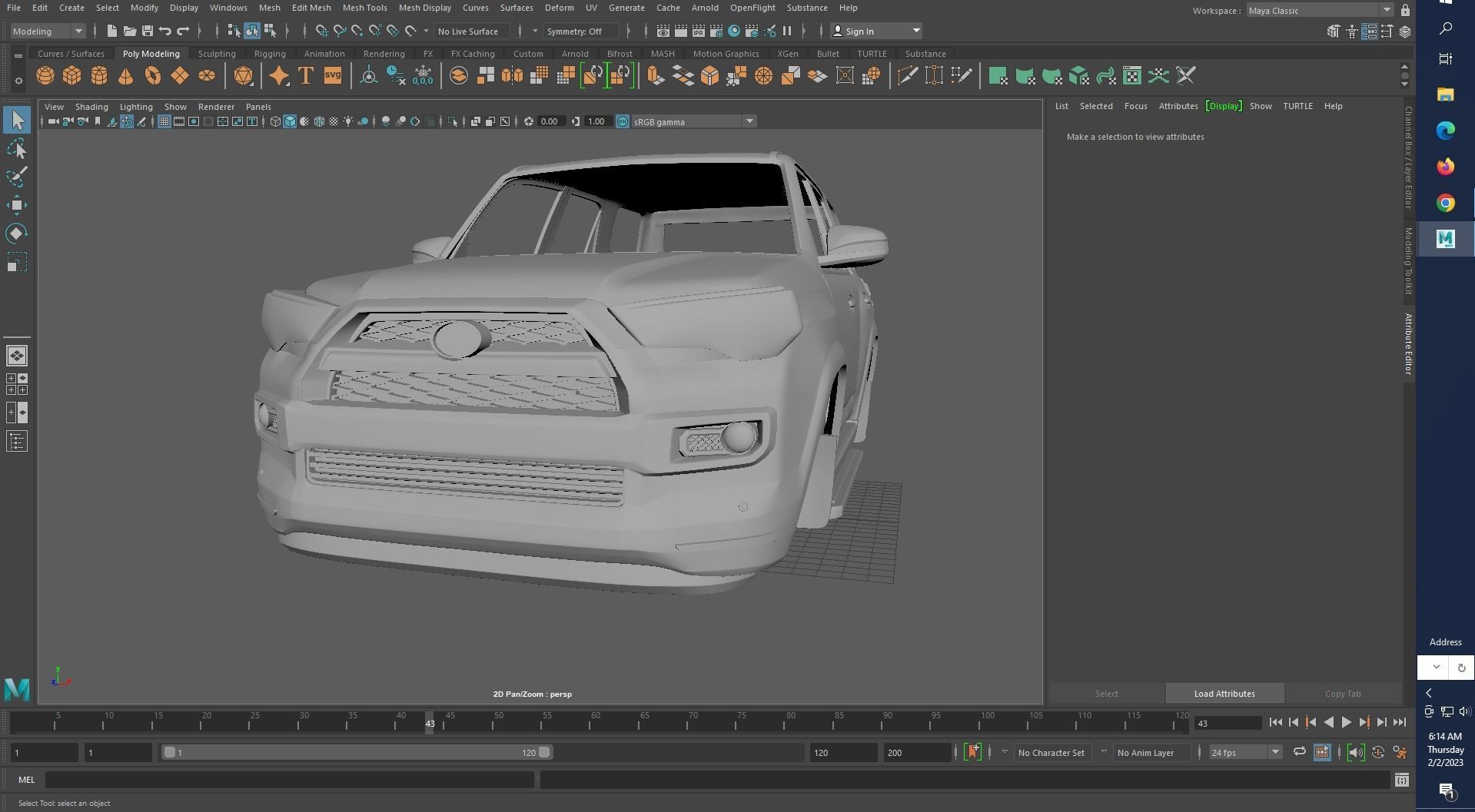 Toyota 4runner 2015 3D print model_21