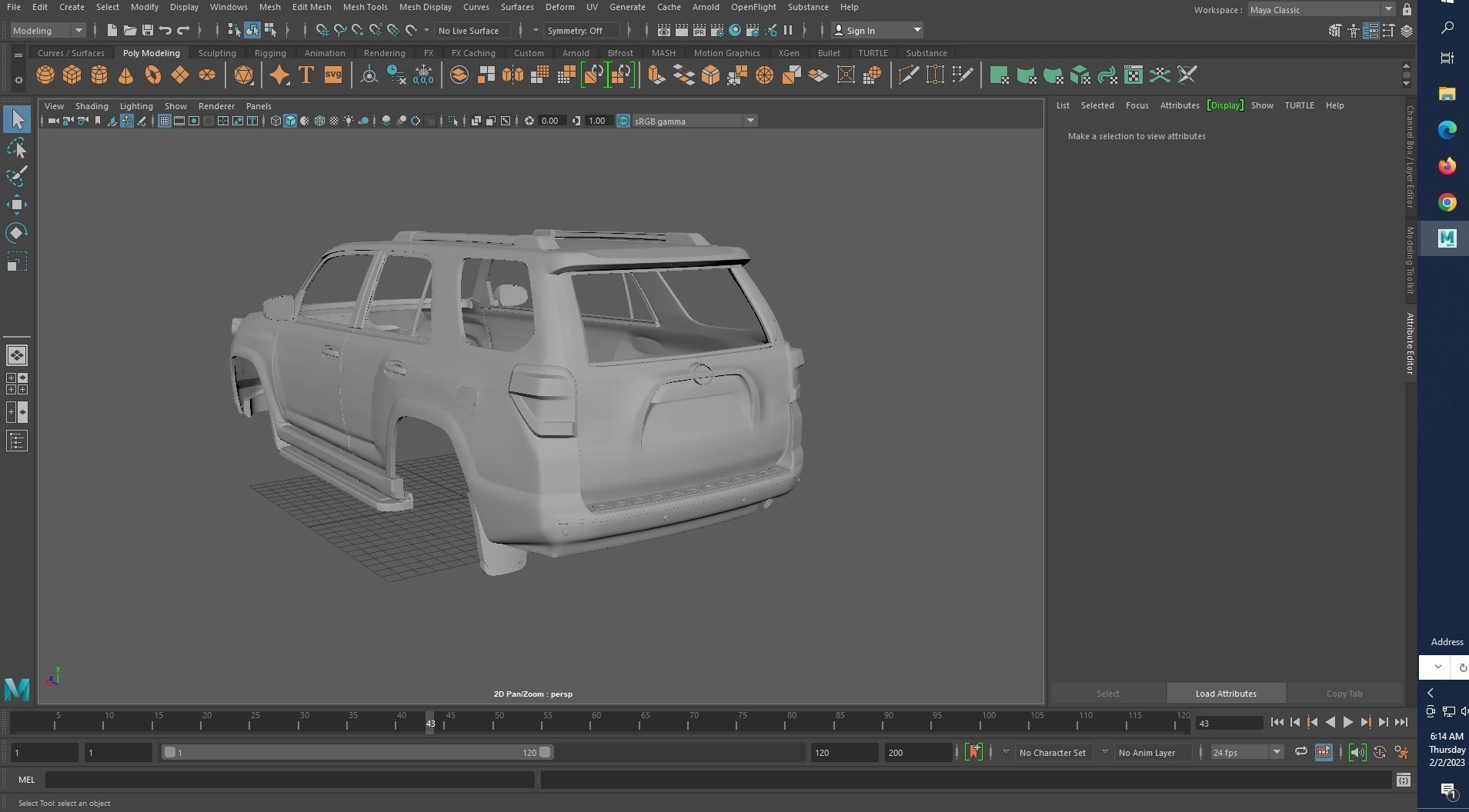 Toyota 4runner 2015 3D print model_16