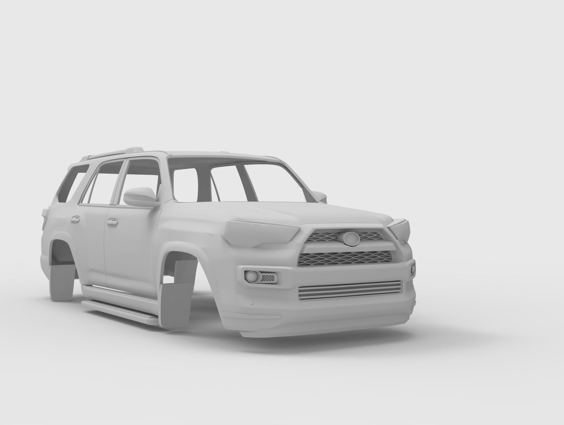 Toyota 4runner 2015 3D print model_1