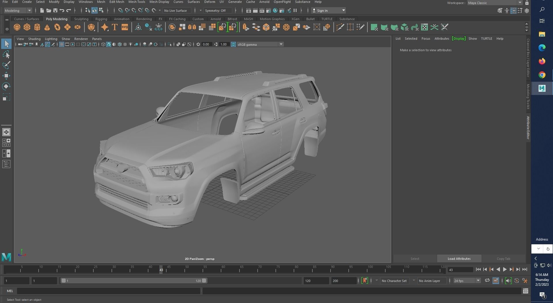 Toyota 4runner 2015 3D print model_20