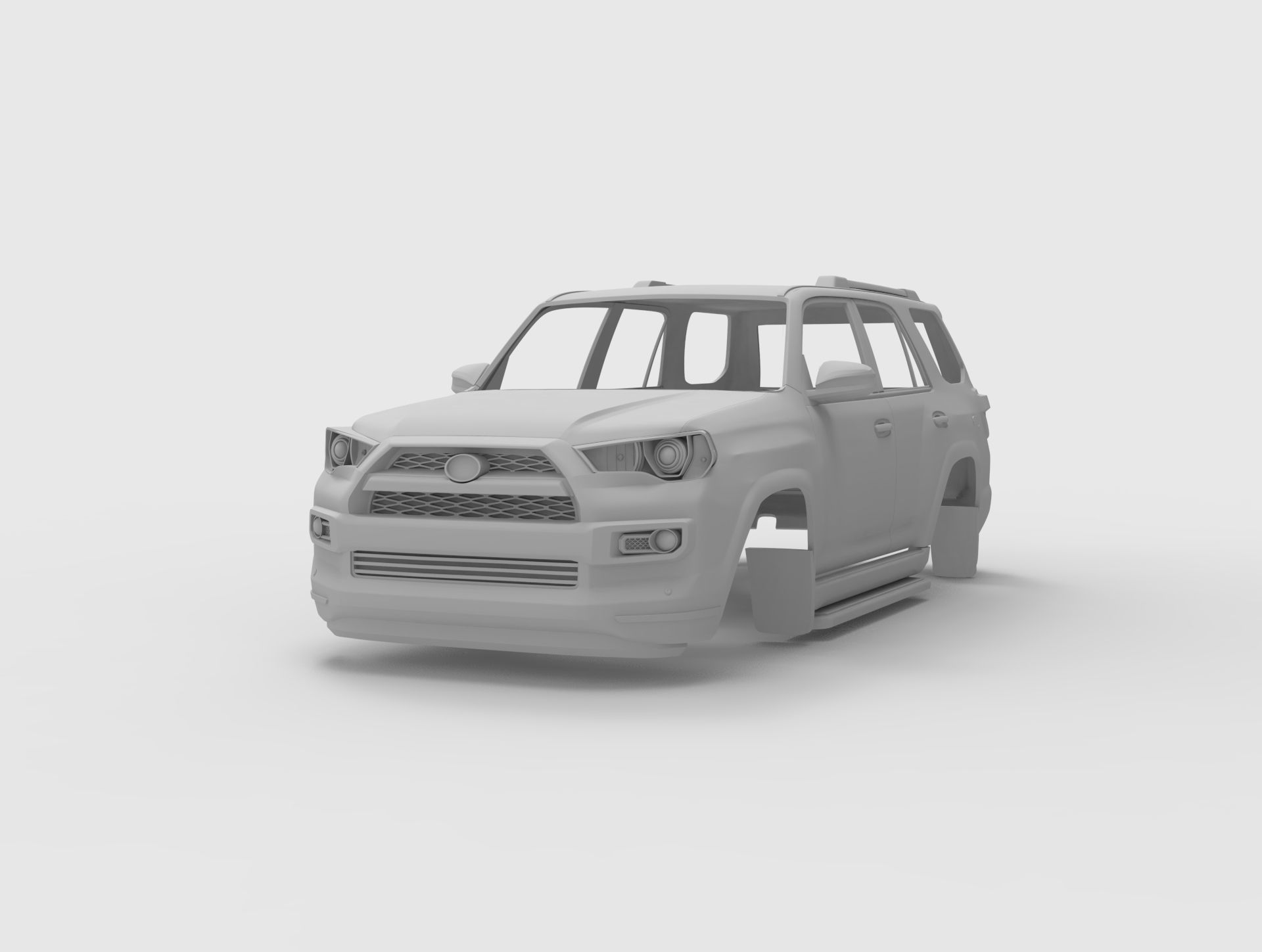 Toyota 4runner 2015 3D print model_9