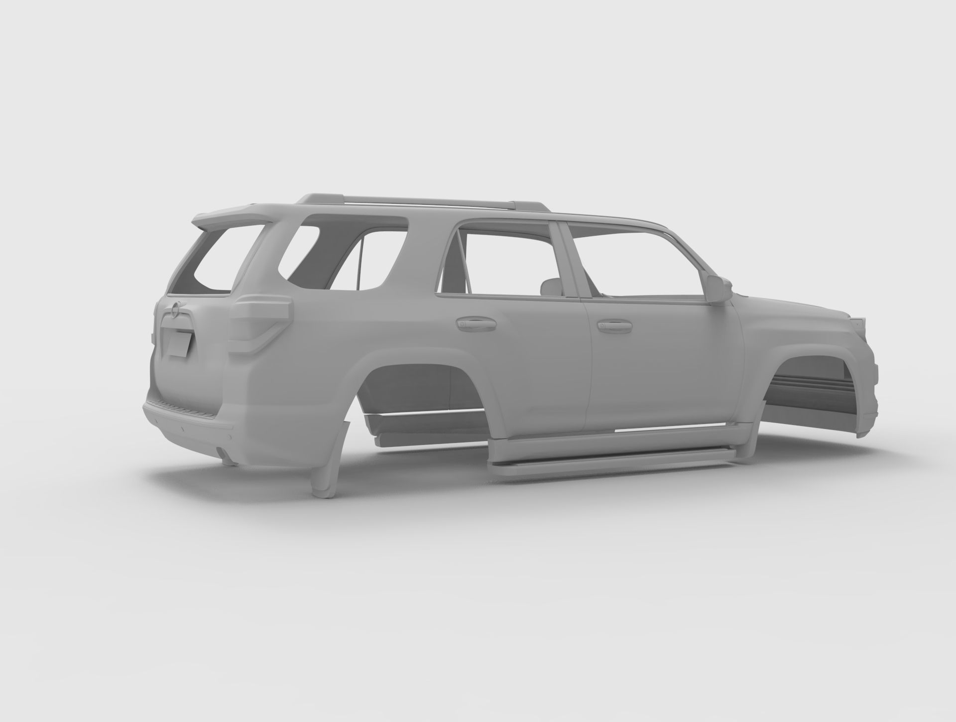Toyota 4runner 2015 3D print model_7