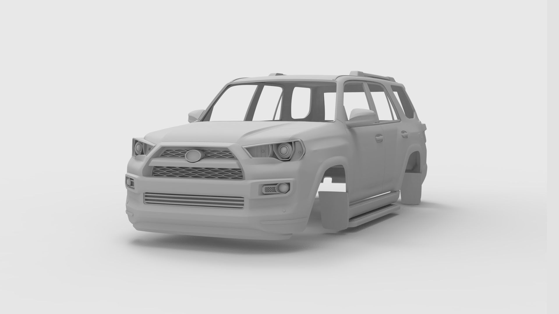Toyota 4runner 2015 3D print model_4