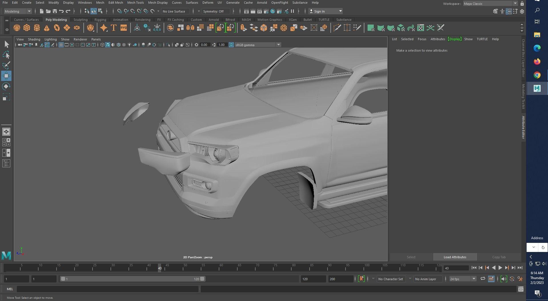 Toyota 4runner 2015 3D print model_22