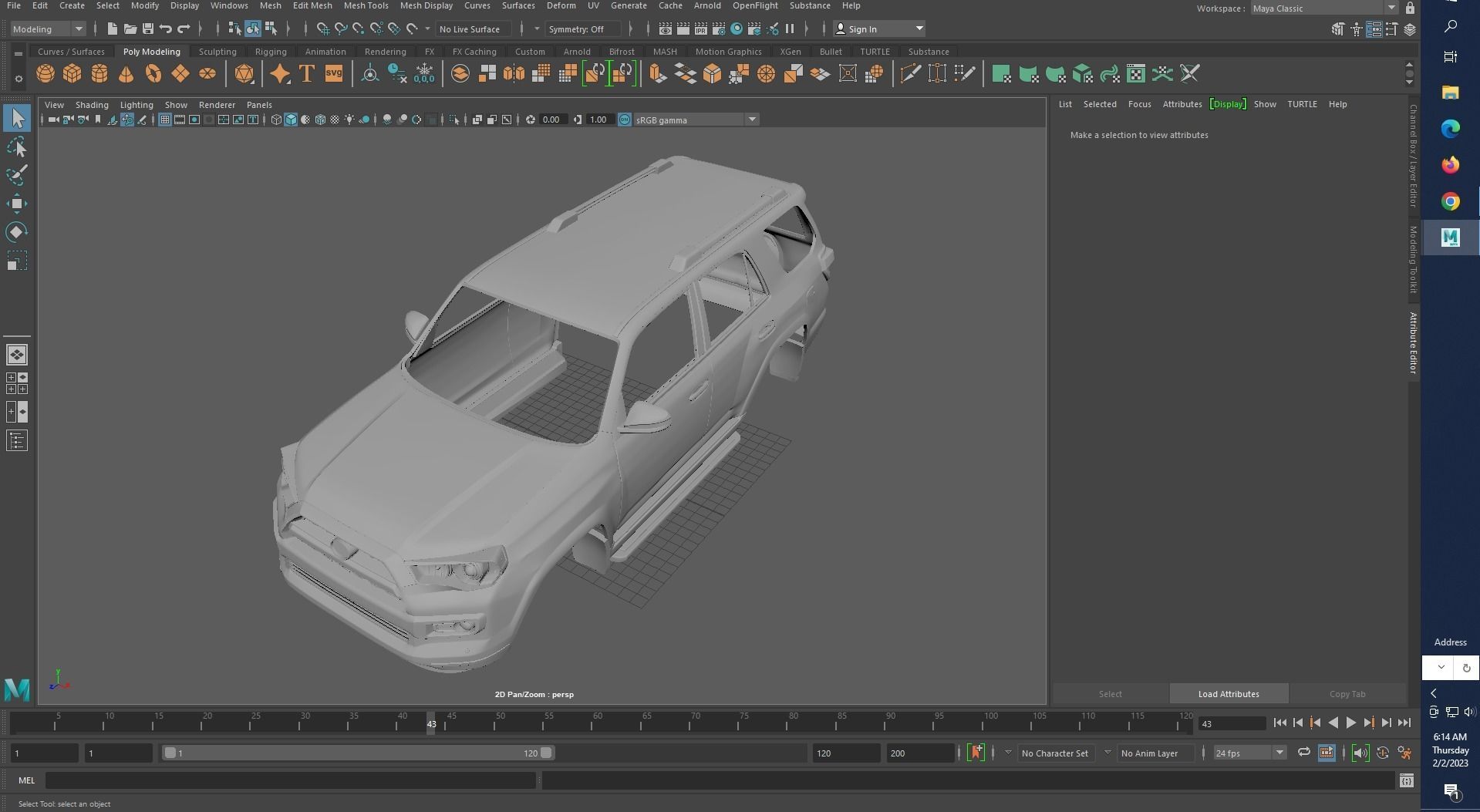 Toyota 4runner 2015 3D print model_18